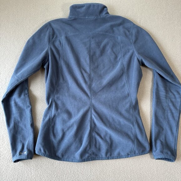 The North Face Jacket Womens Small Blue TKA 100 Fleece Full Zip Hoodie Thumbhole - Picture 12 of 16